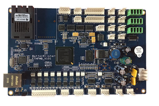 Better Printer inkjet printer control system , DX5 four head network Interface inkjet board ,  use for flatbed printer