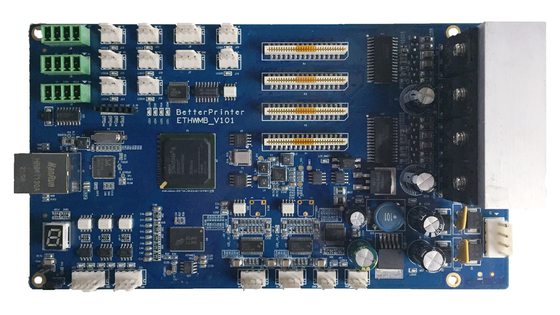 Inkjet printer system DX5 double head gigabit network inkjet board use for White ink pyrography Printer