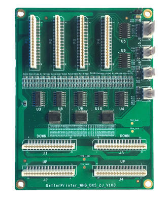 Inkjet printer system DX5 double head gigabit network inkjet board use for White ink pyrography Printer