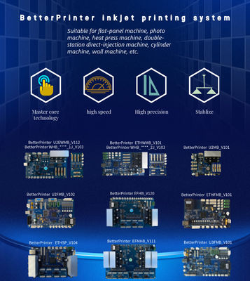 Inkjet printer UV flatbed inkjet board TX800 cylinder wine bottle photo printer cartons label printing control system