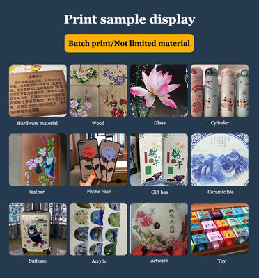 Inkjet printer UV flatbed inkjet board TX800 cylinder wine bottle photo printer cartons label printing control system